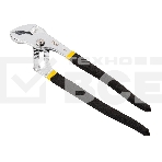 Переставные клещи Deli DL2612 12'; Высоко углеродистая сталь. Двухкомпонентная ручка. Применимый диапазон: 12-65 мм. Регулировка в семи положениях: гибкий зажим., фото 1