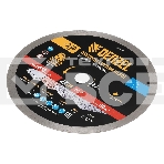 Диск алмазный отрезной Denzel ф230 х 22,2 мм, Сплошной, мокрое резание, HWD92, фото2