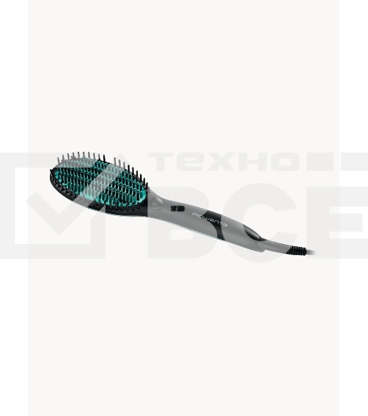 Расческа-выпрямитель Rowenta CF5820F0 черный/зеленый