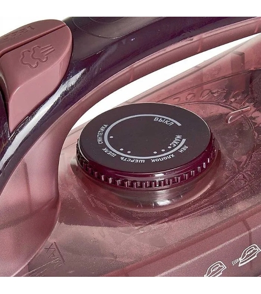 Утюг Аксинья КС-3004 бежево-коричневый, 2200 Вт, 25 г/мин, 120 г/мин, 160 мл