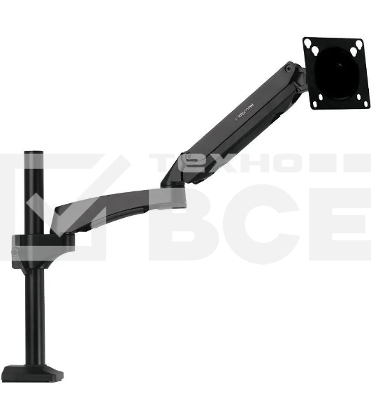 Кронштейн для мониторов ЖК Kromax OFFICE-11 черный 15'-32' макс.10кг настольный поворот и наклон