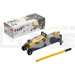 Домкрат гидравлический подкатной Denzel, 2 т, 135-385 мм 51230, фото 1