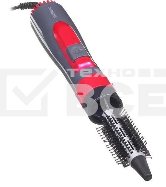 Фен-щетка Starwind SHP8501 1000Вт серый/розовый