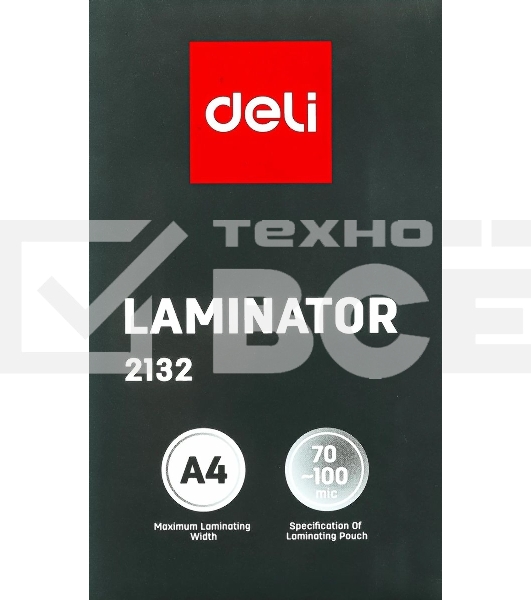 Ламинатор Deli E2132 A4 (70-100мкм) 22см/мин реверс