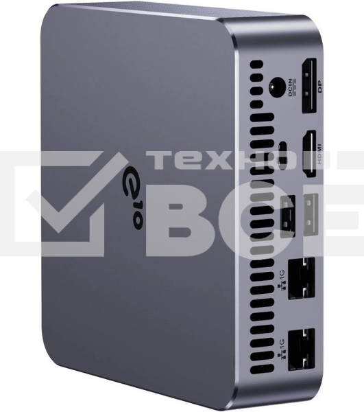 Неттоп Acer Gadget E10 ERBox Ryzen 7 8745HS (3.8) 16Gb SSD512Gb UHDG Windows 11 Pro 2xGbitEth WiFi BT 120W черный (1747236)