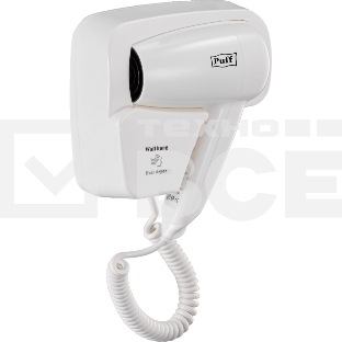 Фен Puff 1200 белый, 1200 Вт