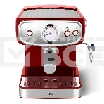 Кофеварка рожковая BQ CM1006 красный-стальной, исп. кофе - молотый, 1,5 л, 850 Вт, 15 Бар., фото4