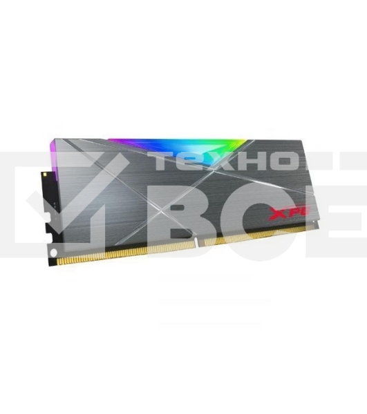 Оперативная память XPG Spectrix D50 RGB, DDR4, 32GB (1x32GB), 3600MHz, CL18, UDIMM, RGB, с радиатором, серый