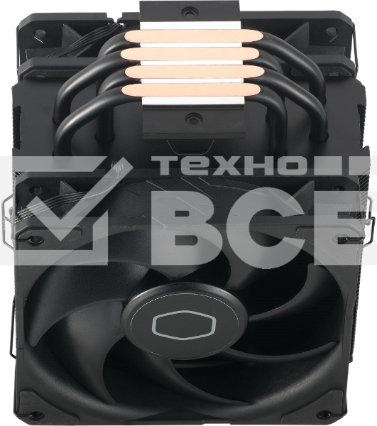 Кулер ЦП COOLER MASTER RR-S4KK-25SN-R1 LGA1150/LGA1151/LGA1155/LGA1156/LGA1200/LGA1700/AM5/AM4 70.7 фут3/мин Вес 0.9 кг RR-S4KK-25DN-R1