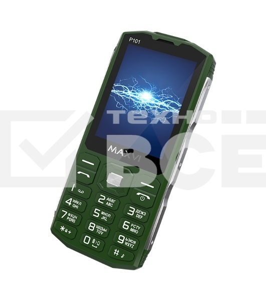 Мобильный телефон Maxvi P101 зеленый