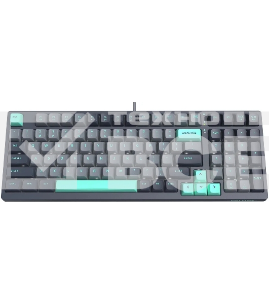 Клавиатура A4Tech Fstyler FS300 механическая черный/серый USB for gamer LED (FS300 PANDA ROCK)