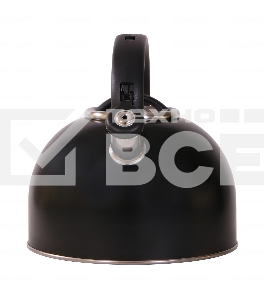 Чайник WILLMARK WTK-4810SS (4л, со свистком, с крышкой, нейлон ручка, техн. Easy spout open) черный