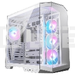 Компьютерный корпус MSI MAG Pano 100R PZ WHITE, Mid Tower, ATX, 2xUSB 3.2 Gen 1, 1xUSB 3.2 Gen2 Type-C, 3x120mm ARGB Reverse Blade Fan, 1x120mm ARGB Fan, ARGB+PWM Control Board,Tempered Glass Window, Brown Box, фото 1