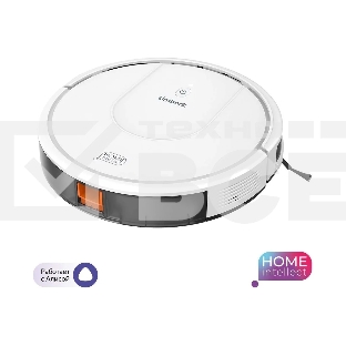 Робот-пылесос Timberk T-VCR-53WI-TBN белый, 2600 мАч Li-Ion, уборка сухая/влажная, пылесборник контейнер 0.25 л