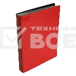 Папка с 80 прозр.вклад. Бюрократ DeLuxe DLVBOX80RED A4 пластик 0.7мм красный в коробе, фото2