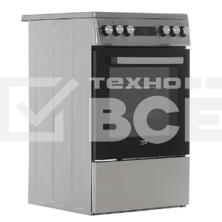 Плита электрическая Beko FSM57300GX черный, конфорок 4 шт, духовка 55 л, 50 см x 85 см x 60 см
