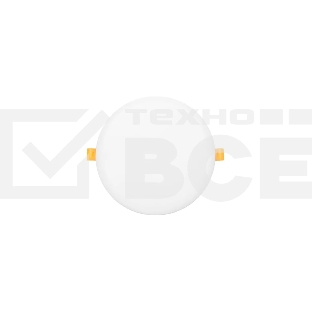 Светильник светодиодный ДВО 1109 24Вт 6500К IP20 круглый встраив. даунлайт безрамочный LUMA EKF DLL-1109-R-24-6500
