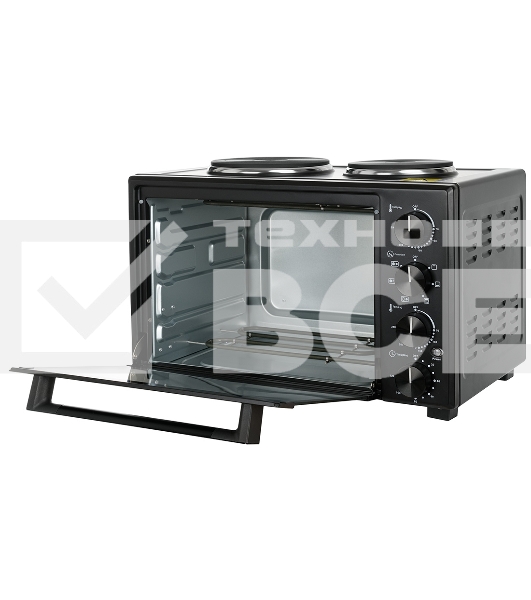 Мини-печь Kraft KFC-MOHP 380 HBL 38 л, 1600 Вт, черный