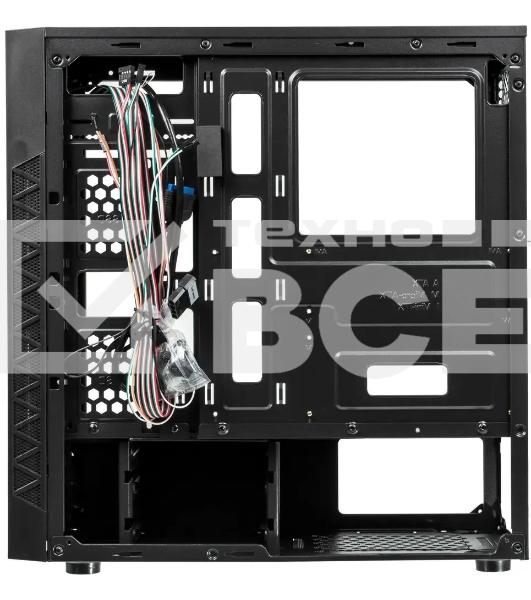 Компьютерный корпус Accord JP-VI черный без БП ATX 2xUSB2.0 1xUSB3.0 audio bott PSU