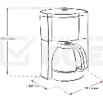 Кофеварка капельная Melitta Look V Therm Timer Black Filter черный/нержавеющая сталь, исп. кофе - молотый, 1.25 л, 1000 Вт, фото5