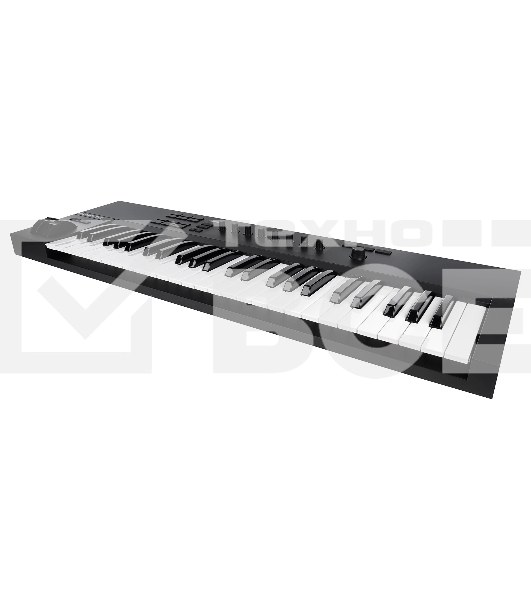 Клавиатура MIDI [25237] Native Instruments [KOMPLETE KONTROL A49] 49 клавиш, полувзвешенная, 8 ручек управления, колеса высоты тона и модуляции, 4-позиционный энкодер, OLED-дисплей, TRS-вход для педали, USB-порт