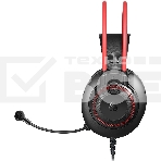 Наушники с микрофоном A4Tech Bloody G200S черный/красный 2м мониторные USB оголовье (G200S USB/ BLACK +RED), фото8