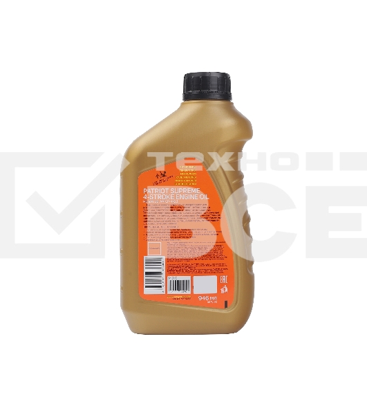 Масло PATRIOT SUPREME HD SAE 30 4Т 0,946л.