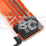 Набор буров PATRIOT SDS Plus, 5 шт: 5x110мм, 6x110мм, 6x160мм, 8x160мм, 10x160мм в боксе, фото4