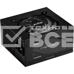 Блок питания ADATA XPG CYBERCORE II 1000W (CYBERCOREII1000P-BKCEU), 1000Вт, 80 PLUS Platinum, 120мм, модульный, черный