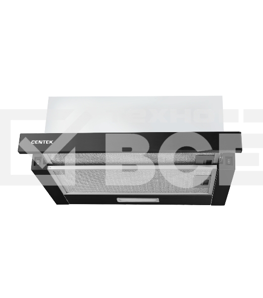 Вытяжка встраиваемая Centek CT-1840-50 черный, 50 см, 600 куб. м/ч, 52 дБ
