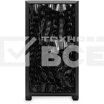 Компьютерный корпус без блока питания HSPD M340, Mesh Mid Tower, черный, TG, 0.5 SPCC, no fans, mATX, mITX, 165/350/200мм, 2x2.5