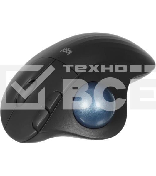 Трекбол Logitech M575S черный оптическая 2000dpi беспров. BT/Radio USB2.0 (910-007035)