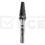 Борфреза по металлу Denzel твердосплавная, коническая закругленная, тип-L, 12 мм, фото5