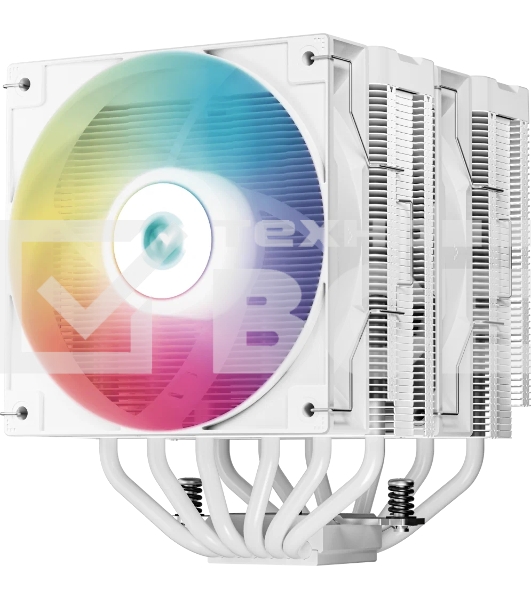 Кулер для процессора DEEPCOOL AG620 DIGITAL WH ARGB белый, 120 мм, алюминий/медь, 1950 об/мин, 29.4 дБ, 4 pin, 260 Вт, 161 мм
