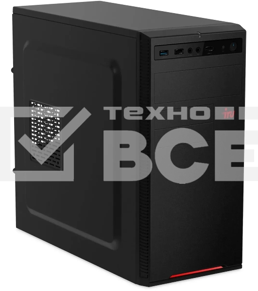 ПК IRU Home 310H6SE MT i3 13100 (3.4) 8Gb SSD256Gb UHDG 730 Free DOS GbitEth 400W черный (2032024)