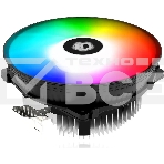 Кулер ID-COOLING DK-03 RAINBOW черный/серебристый 120мм алюминий 1800rpm 26db 4-pin 100W 63мм, фото 1