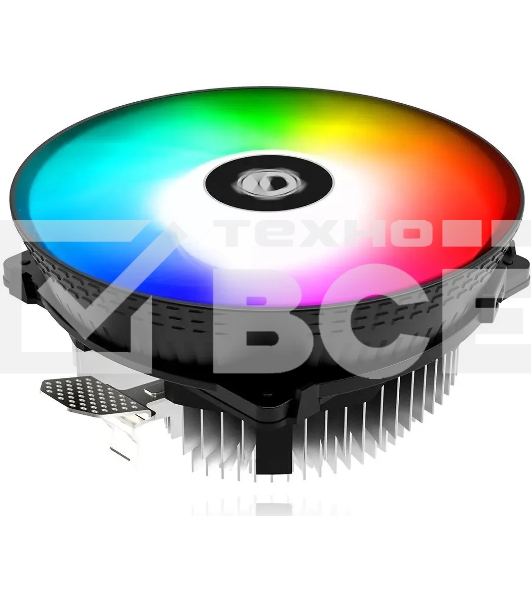Кулер ID-COOLING DK-03 RAINBOW черный/серебристый 120мм алюминий 1800rpm 26db 4-pin 100W 63мм
