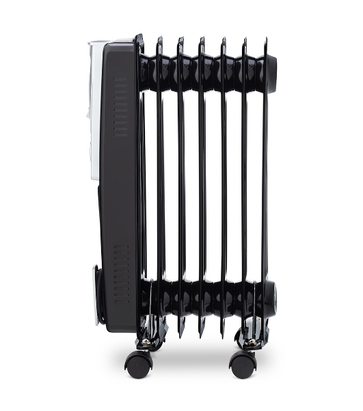 Масляный обогреватель Vitek VT-1717 черный, 1500Вт, 15м2, термостат