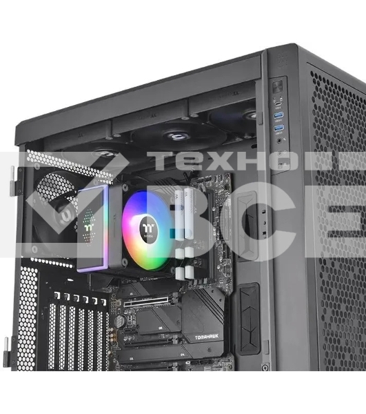 Устройство охлаждения (кулер) Thermaltake Astria 400 ARGB Soc-AM5/AM4/1151/1200/1700 черный 4-pin 26.8dB Al 230W Ret (CL-P120-CA12SW-A)