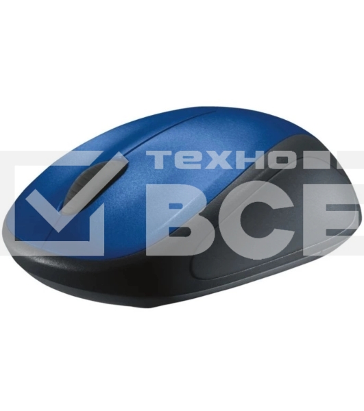 Мышь беспроводная Logitech M235 синий/черный, 1000 dpi, радиоканал, USB, кнопки - 3