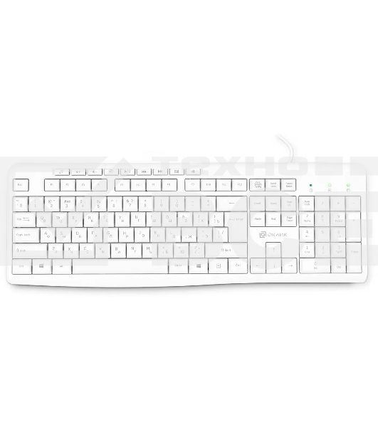 Клавиатура Oklick 305M (1875227) проводная, USB, белый