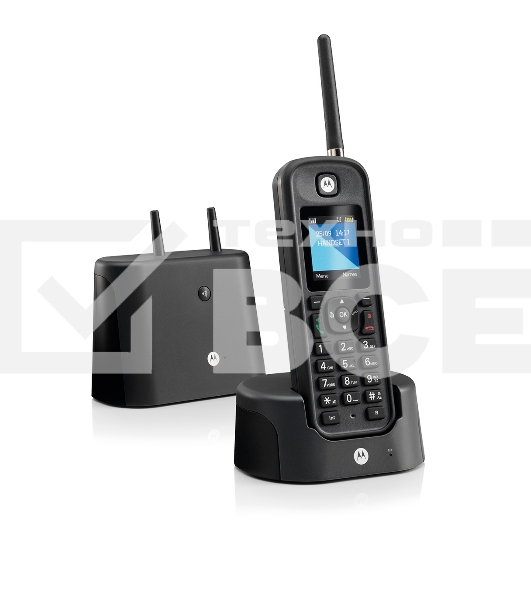 Радиотелефон Dect Motorola O201 черный АОН