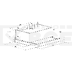 Вытяжка кухонная встраиваемая Lex HIDE 500 нержавеющая сталь, управление кнопочное (1 мотор), фото2