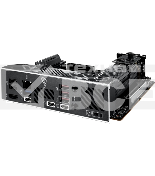 Материнская плата ASUS ROG STRIX Z890-I GAMING WIFI, LGA1851, Intel Z890, 2xDDR5, 2xSATA, 2xM.2, 1xPCI-E 5.0 x16, 1xHDMI, 2xThunderbolt 4, 1x2.5Gb LAN, 9xUSB-A, 1xUSB-C, 5.1, Mini-ITX