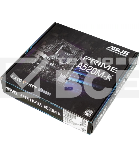 Материнская плата ASUS PRIME A520M-K, AM4, AMD A520, 2xDDR4, 4xSATA, 1xM.2, 1xPCIe 3.0 x16, 1xPCIe x1, 1xHDMI, 1xVGA, 1x 1Gb LAN, 2xUSB-A 2.0, 4xUSB-A 3.2 Gen 1, 3x3.5 мм, 7.1, mATX
