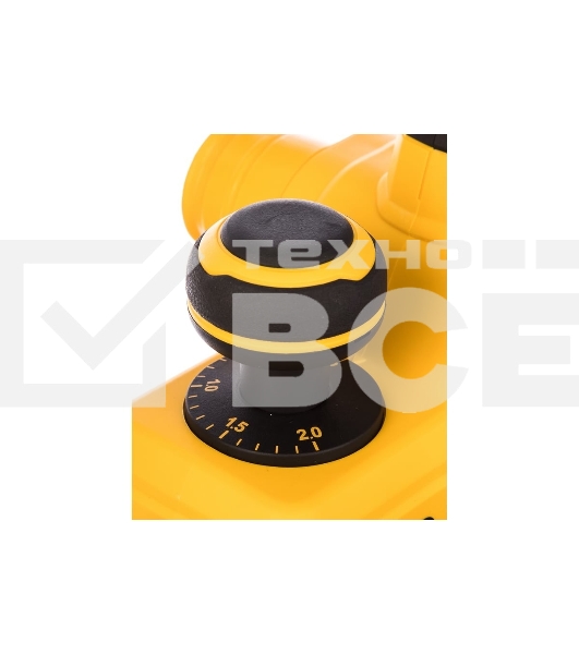 Аккумуляторный бесщеточный рубанок XR DeWalt DCP580N-XJ черный/желтый