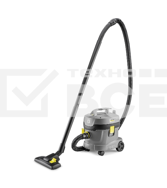 Пылесос Karcher T 11/1 Classic *EU желтый/серый, 850 Вт, уборка сухая, пылесборник контейнер/мешок, 11 л
