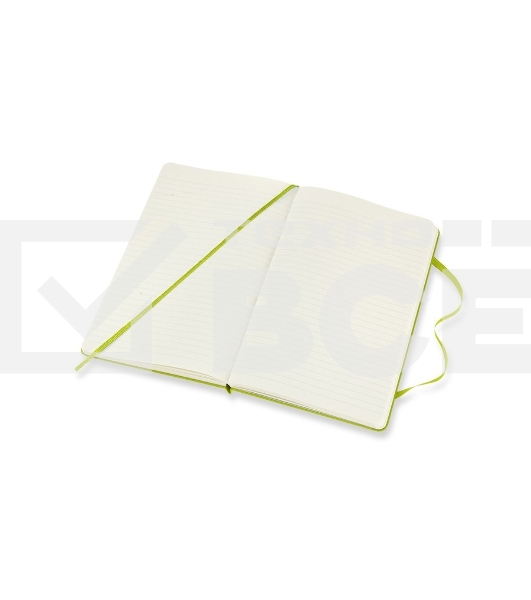 Блокнот Moleskine CLASSIC QP060C2 Large 130х210мм, 240 страниц, линейка, твердая обложка, лайм