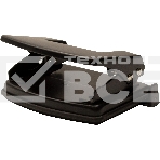 Дырокол Silwerhof Daily, до 20 листов, металл черный, отверстий: 2, с линейкой, фото 1