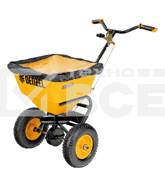 Механическая сеялка на колесах Denzel 45 л